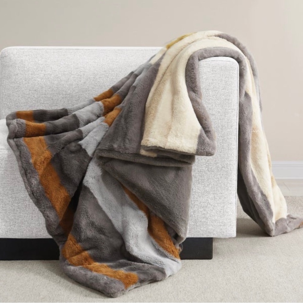 Brooklyn Loom Rugby Stripe Throw 60" x 70"